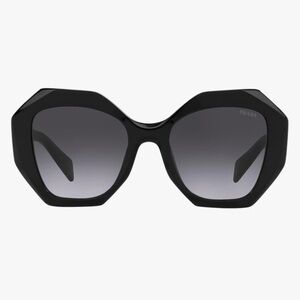 Prada Black Geometric Sunglasses